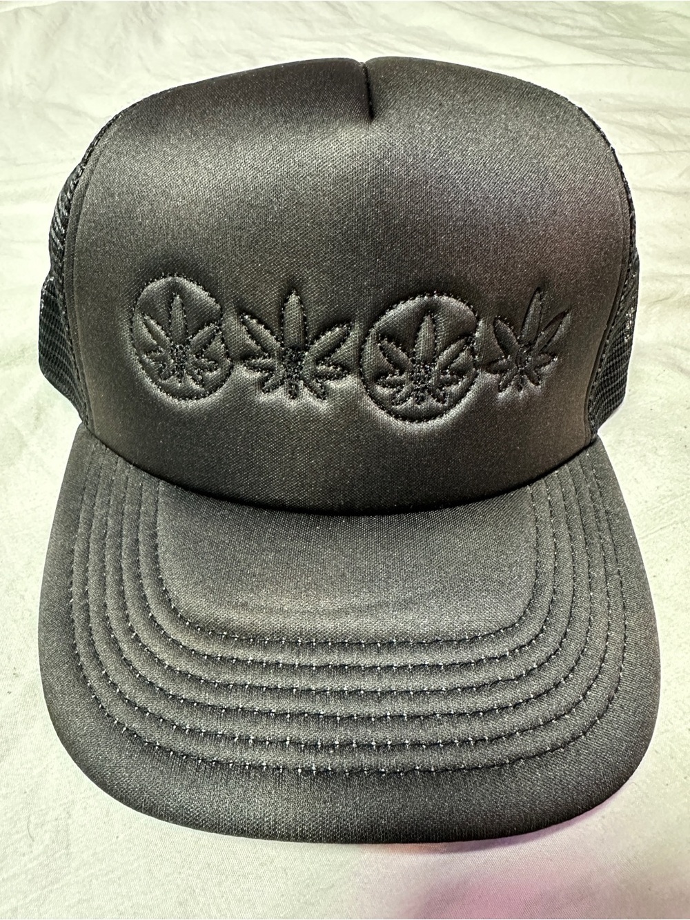 Cookies Tonal Black Trucker Snapback Hat OSFM